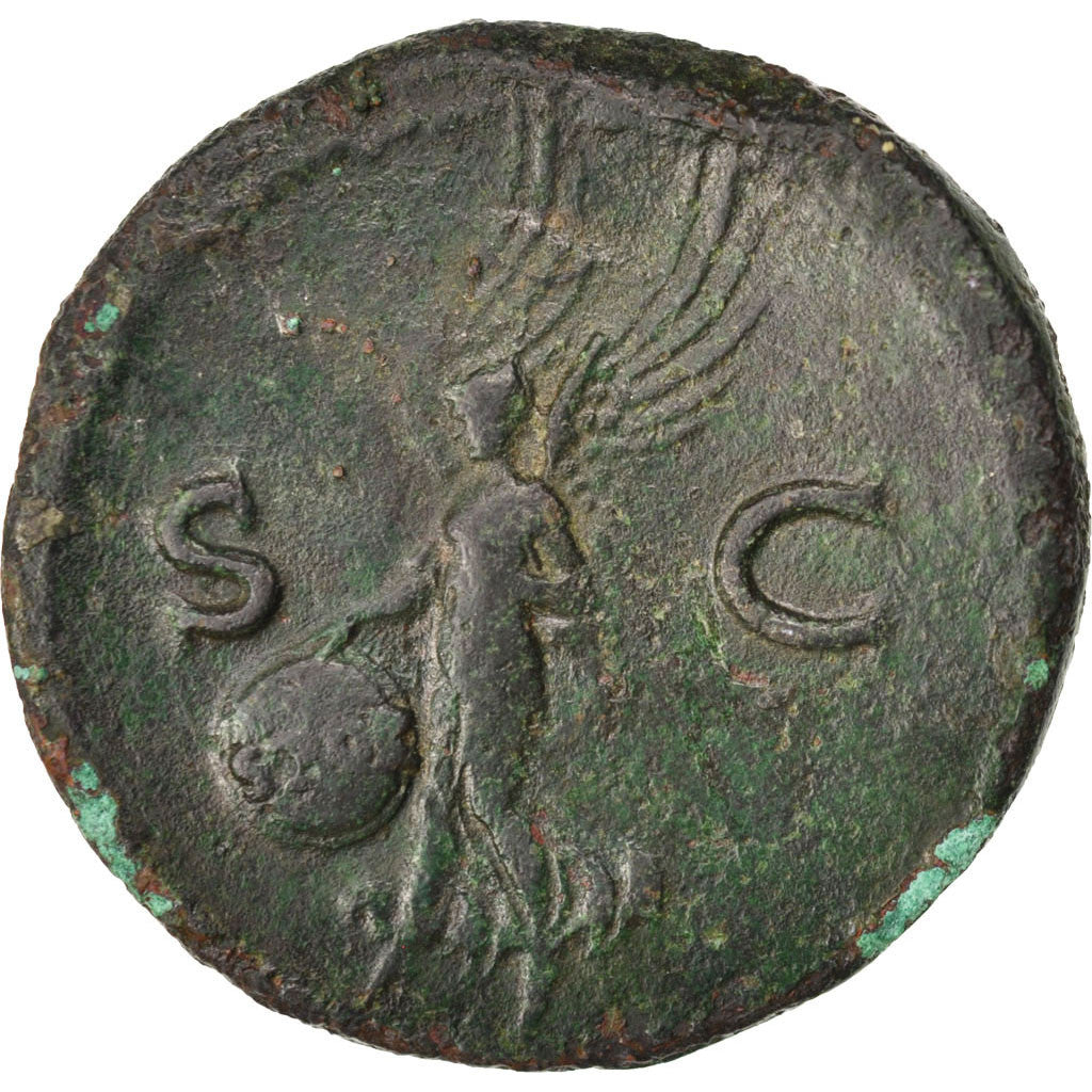 Nero, As, EF(40-45), Copper, Cohen #302, 11.20