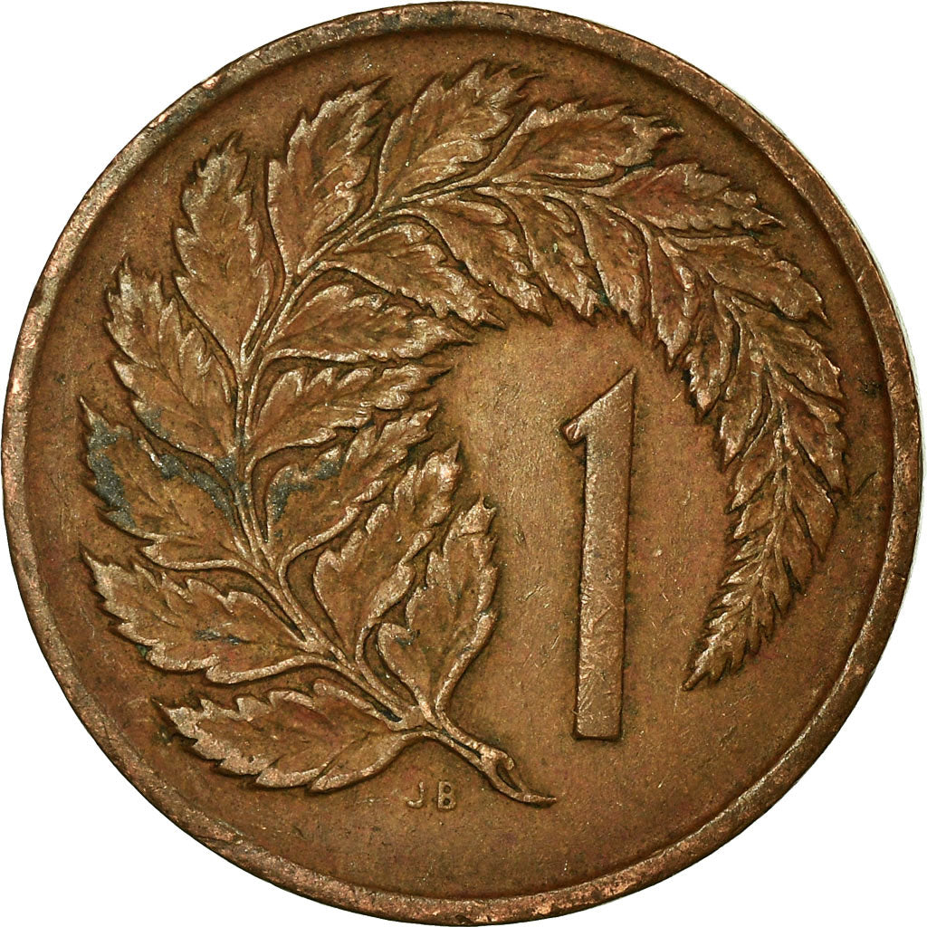 Moneta, Nuova Zelanda, Elizabeth II, Cent, 1967, BB, Bronzo, KM:31.1