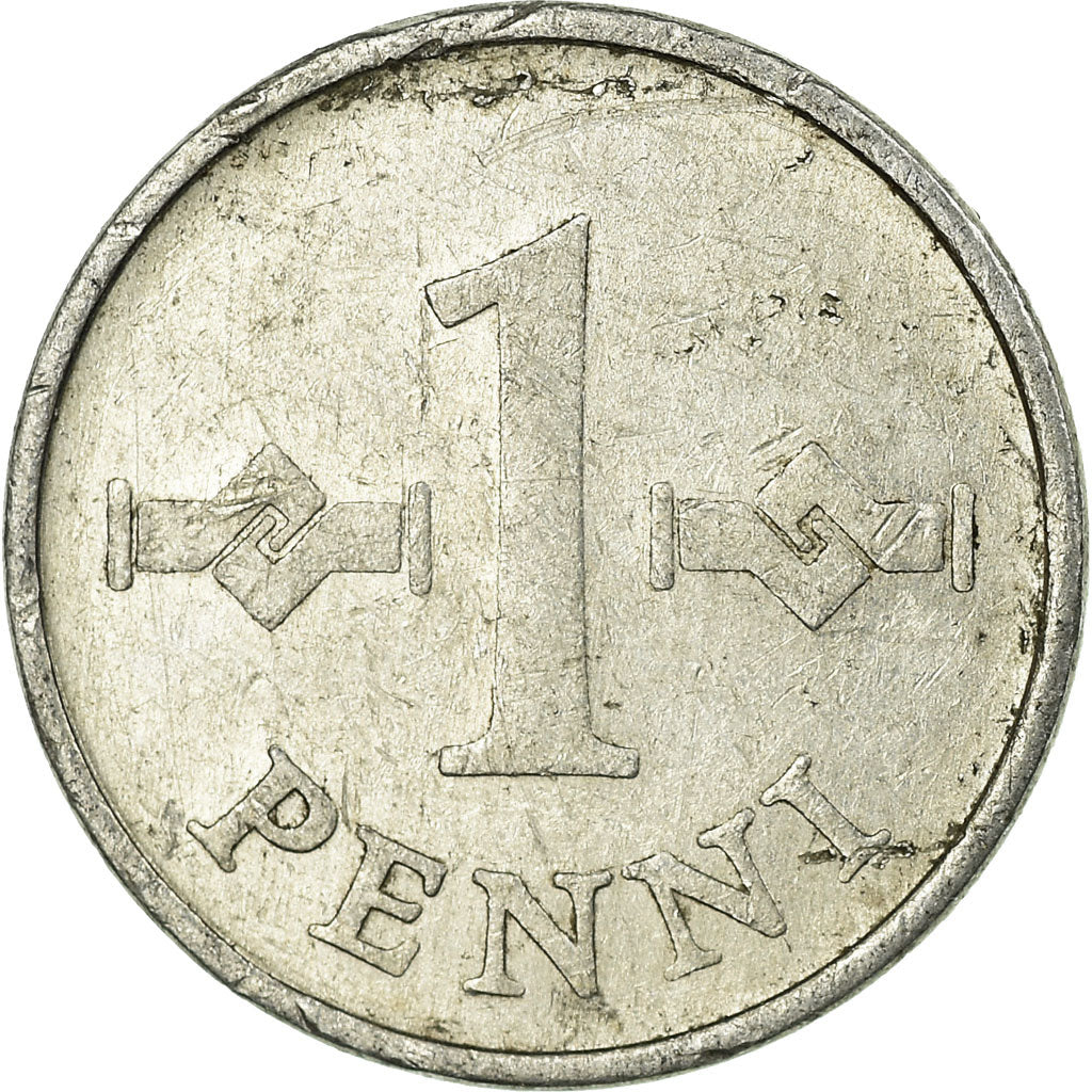 Coin, Finland, Penni, 1972, VF(30-35), Aluminum, KM:44a