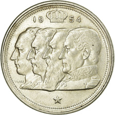 Coin, Belgium, 100 Francs, 100 Frank, 1954, EF(40-45), Silver, KM:138.1