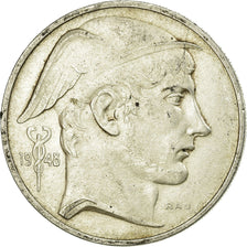 Coin, Belgium, 50 Francs, 50 Frank, 1948, VF(30-35), Silver, KM:137
