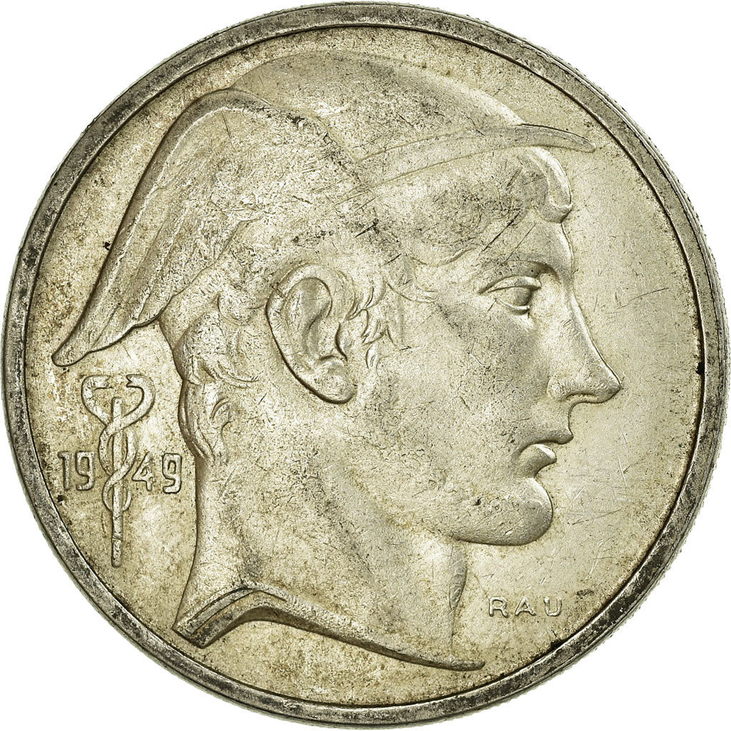 Coin, Belgium, 50 Francs, 50 Frank, 1949, VF(30-35), Silver, KM:136.1