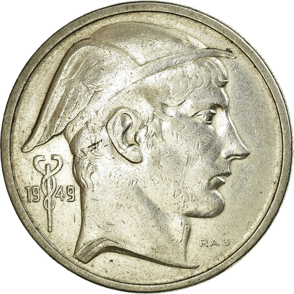 Coin, Belgium, 50 Francs, 50 Frank, 1949, EF(40-45), Silver, KM:136.1