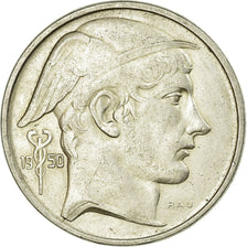 Coin, Belgium, 50 Francs, 50 Frank, 1950, EF(40-45), Silver, KM:137