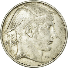 Coin, Belgium, 20 Francs, 20 Frank, 1950, VF(30-35), Silver, KM:140.1