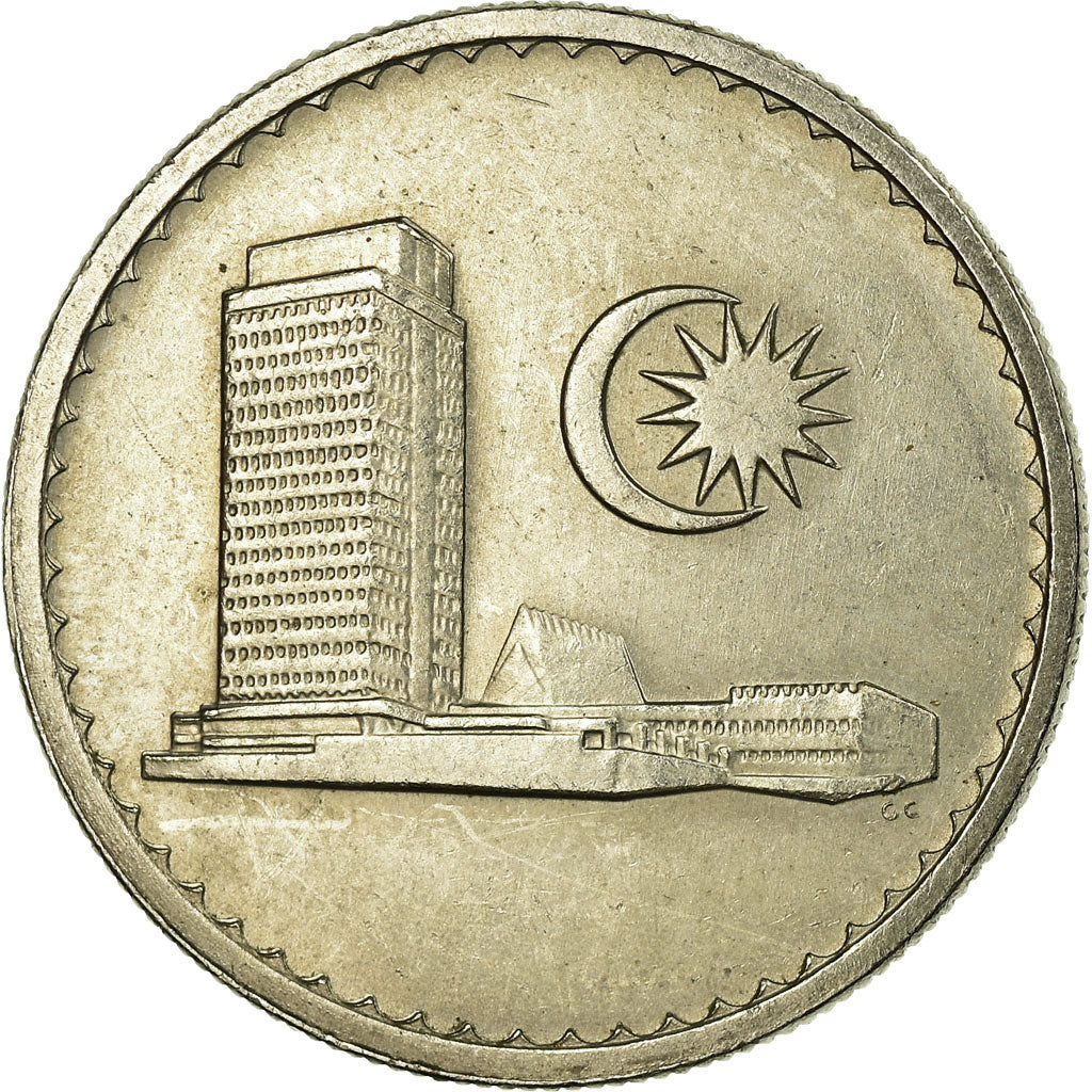 Munten, Maleisië, 20 Sen, 1979, Franklin Mint, ZF, Copper-nickel, KM:4