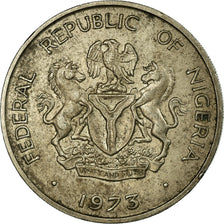 Coin, Nigeria, Elizabeth II, 25 Kobo, 1973, VF(30-35), Copper-nickel, KM:11