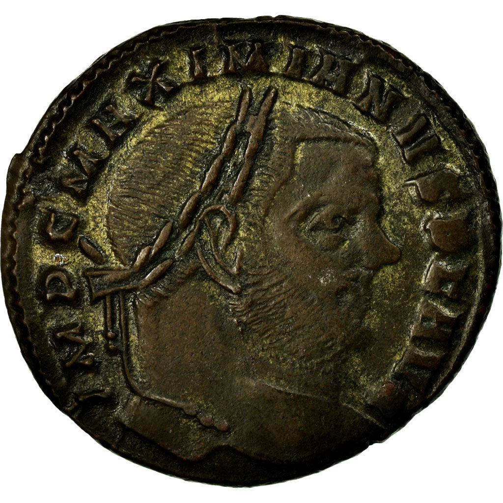 Coin, Maximianus, Nummus, AU(50-53), Copper, Cohen:64