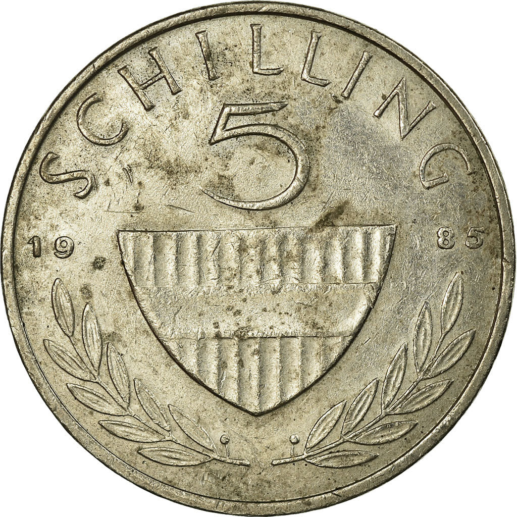 Munten, Oostenrijk, 5 Schilling, 1985, FR+, Copper-nickel, KM:2889a