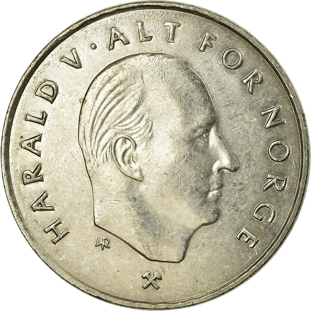 Monnaie, Norvège, Harald V, Krone, 1994, TTB, Copper-nickel, KM:436
