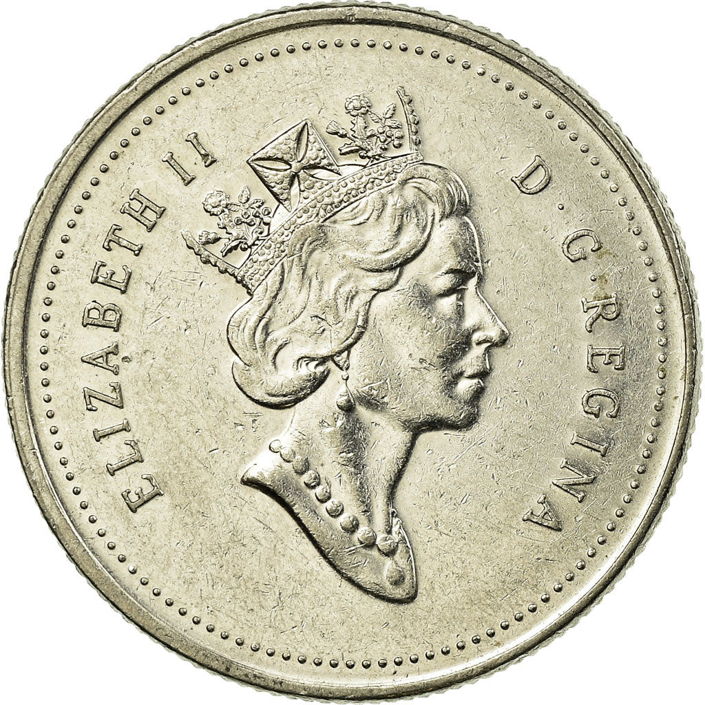 Moneta, Canada, Elizabeth II, 25 Cents, 1993, Royal Canadian Mint, Ottawa