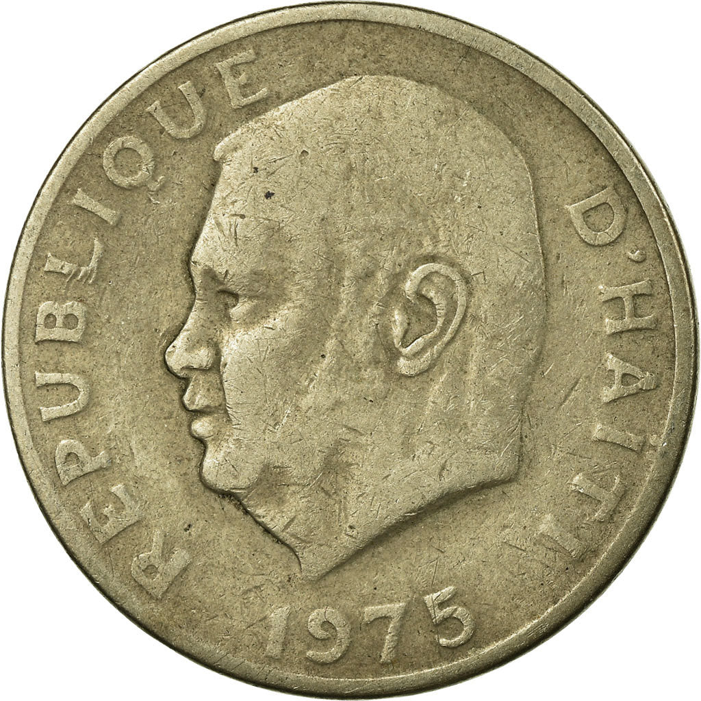 Coin, Haiti, 10 Centimes, 1975, VF(30-35), Copper-nickel, KM:120