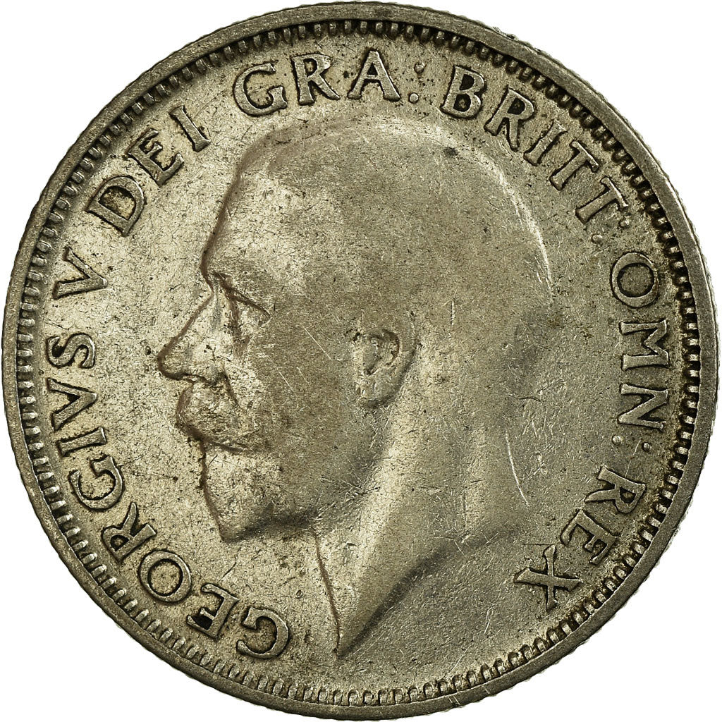 Moneta, Gran Bretagna, George V, Shilling, 1927, BB, Argento, KM:829