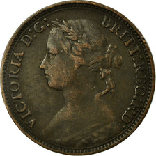 Coin, Great Britain, Victoria, Farthing, 1879, VF(30-35), Bronze, KM:753
