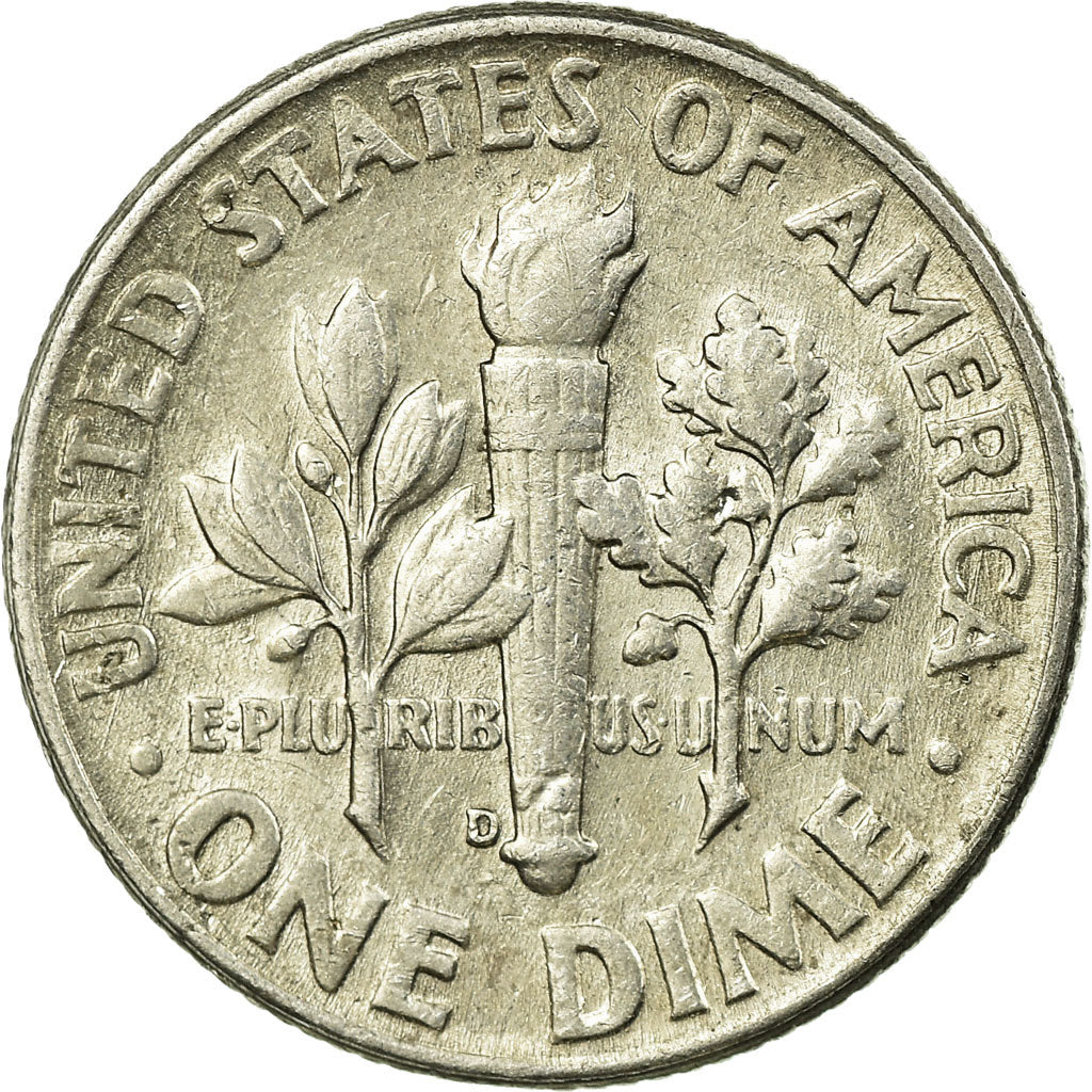 Moneta, Stati Uniti, Roosevelt Dime, Dime, 1963, U.S. Mint, Denver, BB, Argento
