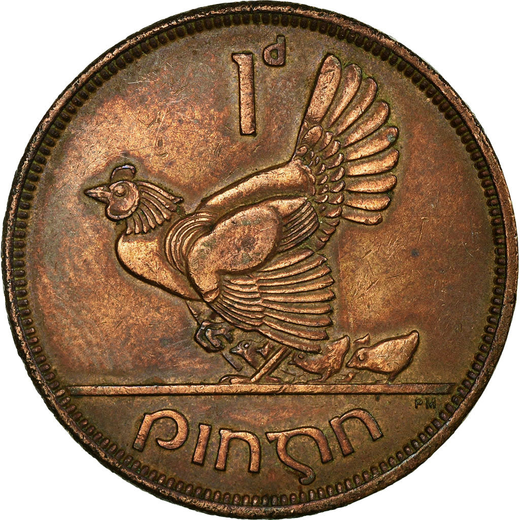 Coin, IRELAND REPUBLIC, Penny, 1943, VF(30-35), Bronze, KM:11