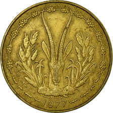 Moneta, Stati dell’Africa centrale, 5 Francs, 1977, Paris, BB