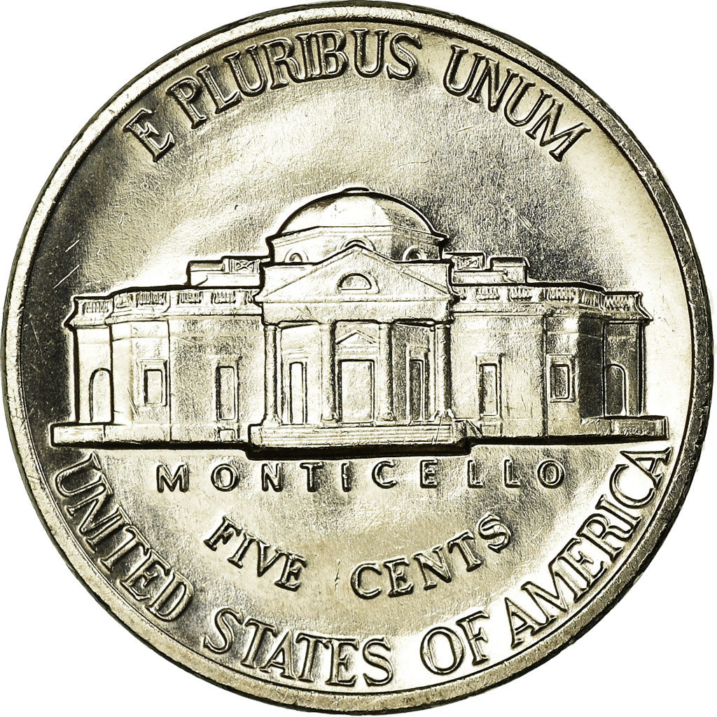 Coin, United States, Jefferson Nickel, 5 Cents, 1987, U.S. Mint, Denver, MS(64)