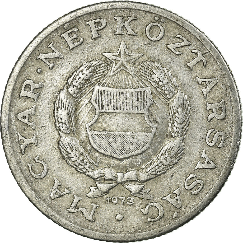 Moneda, Hungría, Forint, 1973, Budapest, BC+, Aluminio, KM:575