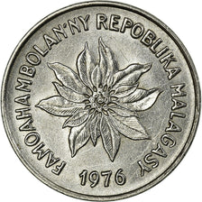 Coin, Madagascar, Franc, 1976, Paris, EF(40-45), Stainless Steel, KM:8