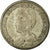 Moneda, Países Bajos, Wilhelmina I, 25 Cents, 1925, BC+, Plata, KM:146