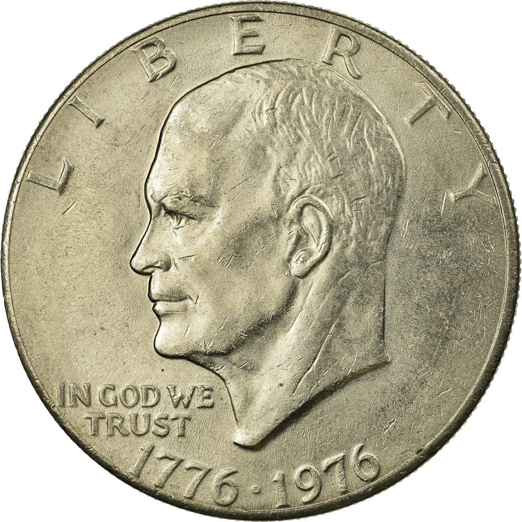 Coin, United States, Eisenhower Dollar, Dollar, 1976, U.S. Mint, Philadelphia