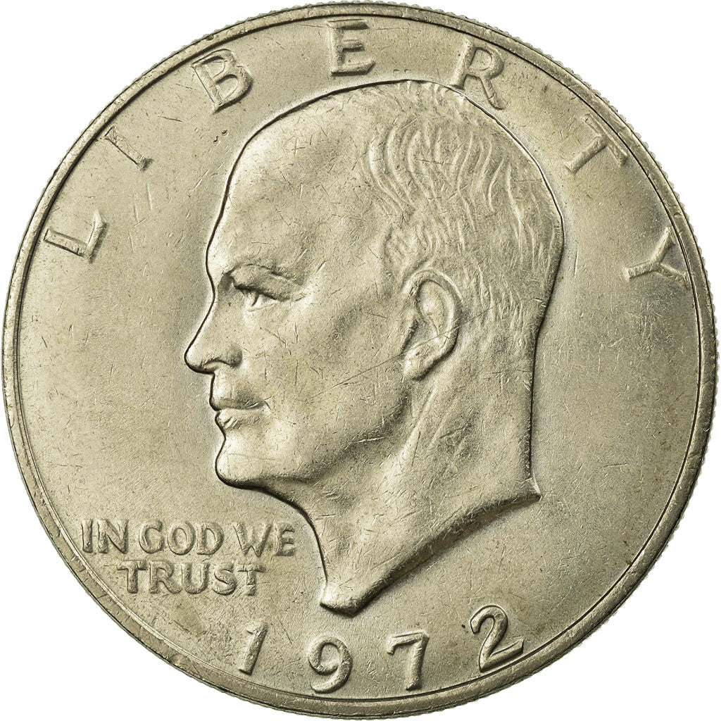 Coin, United States, Eisenhower Dollar, Dollar, 1972, U.S. Mint, Philadelphia