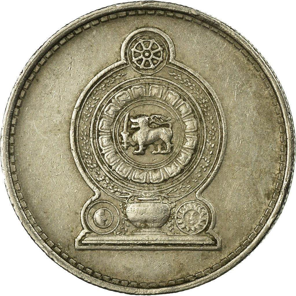 Moeda, Sri Lanka, 25 Cents, 1978, VF(30-35), Cobre-níquel, KM:141.1