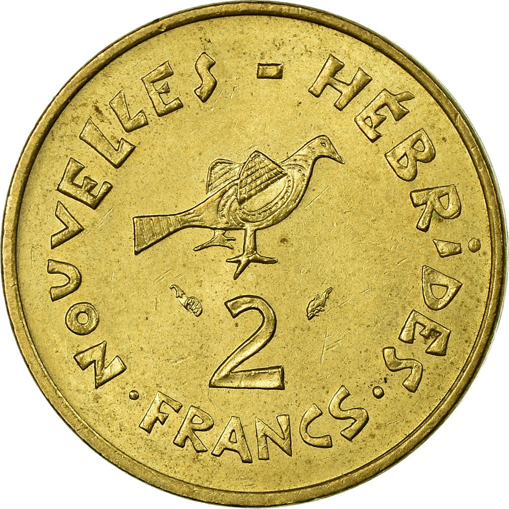 Monnaie, New Hebrides, 2 Francs, 1975, Paris, TTB, Nickel-brass, KM:5.2