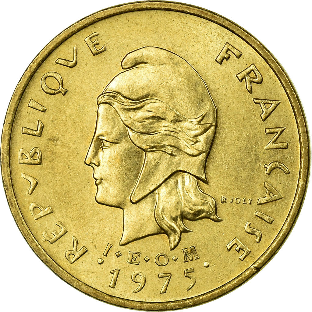 Monnaie, New Hebrides, 2 Francs, 1975, Paris, TTB, Nickel-brass, KM:5.2