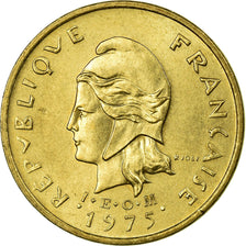 Monnaie, New Hebrides, 2 Francs, 1975, Paris, TTB, Nickel-brass, KM:5.2