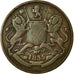 Coin, INDIA-BRITISH, 1/2 Anna, 1835, VF(30-35), Copper, KM:447.1