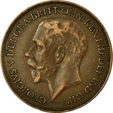 Coin, Great Britain, George V, Penny, 1916, VF(30-35), Bronze, KM:810