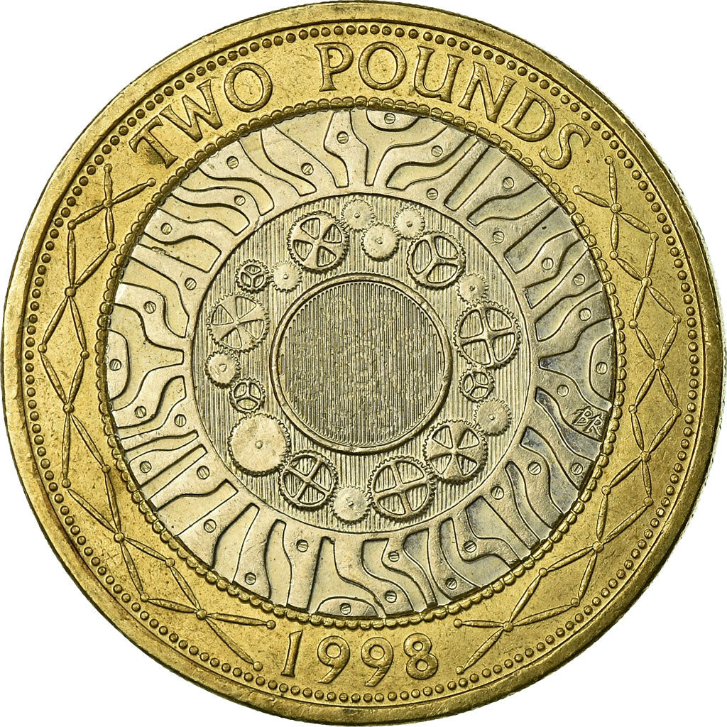 Coin, Great Britain, Elizabeth II, 2 Pounds, 1998, EF(40-45), Bi-Metallic