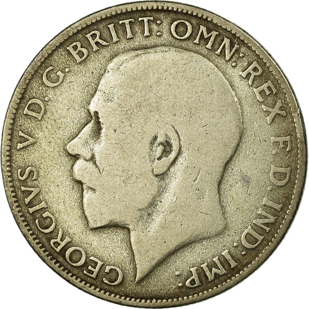 Coin, Great Britain, George V, Florin, Two Shillings, 1921, VF(30-35), Silver