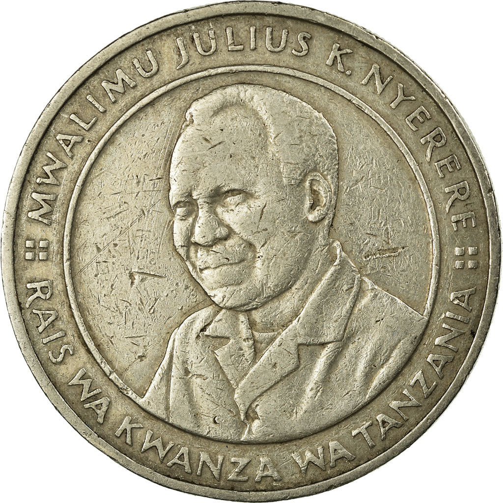 Coin, Tanzania, 10 Shilingi, 1988, VF(30-35), Copper-nickel, KM:20