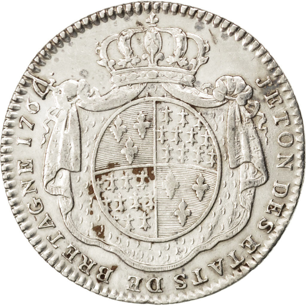 France, Royal, Jeton, AU(50-53), Silver, 27, 6.50
