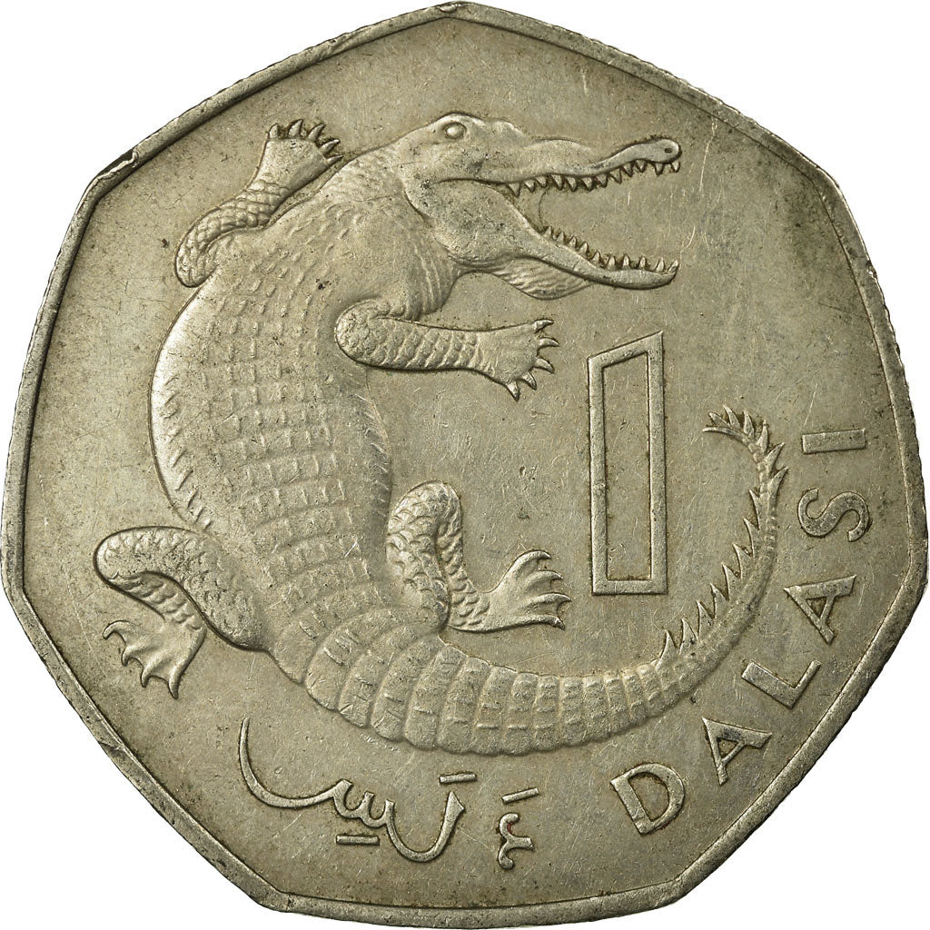 Monnaie, GAMBIA, THE, Dalasi, 1987, TB+, Copper-nickel, KM:29