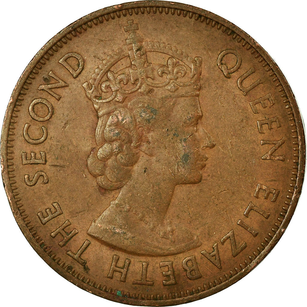 Münze, Mauritius, Elizabeth II, 5 Cents, 1978, S+, Bronze, KM:34