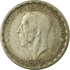 Coin, Sweden, Gustaf V, Krona, 1944, VF(30-35), Silver, KM:814