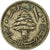 Moneta, Liban, 10 Piastres, 1961, VF(20-25), Miedź-Nikiel, KM:24