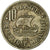 Moneta, Liban, 10 Piastres, 1961, VF(20-25), Miedź-Nikiel, KM:24