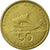Coin, Greece, 50 Drachmes, 1990, VF(30-35), Aluminum-Bronze, KM:147