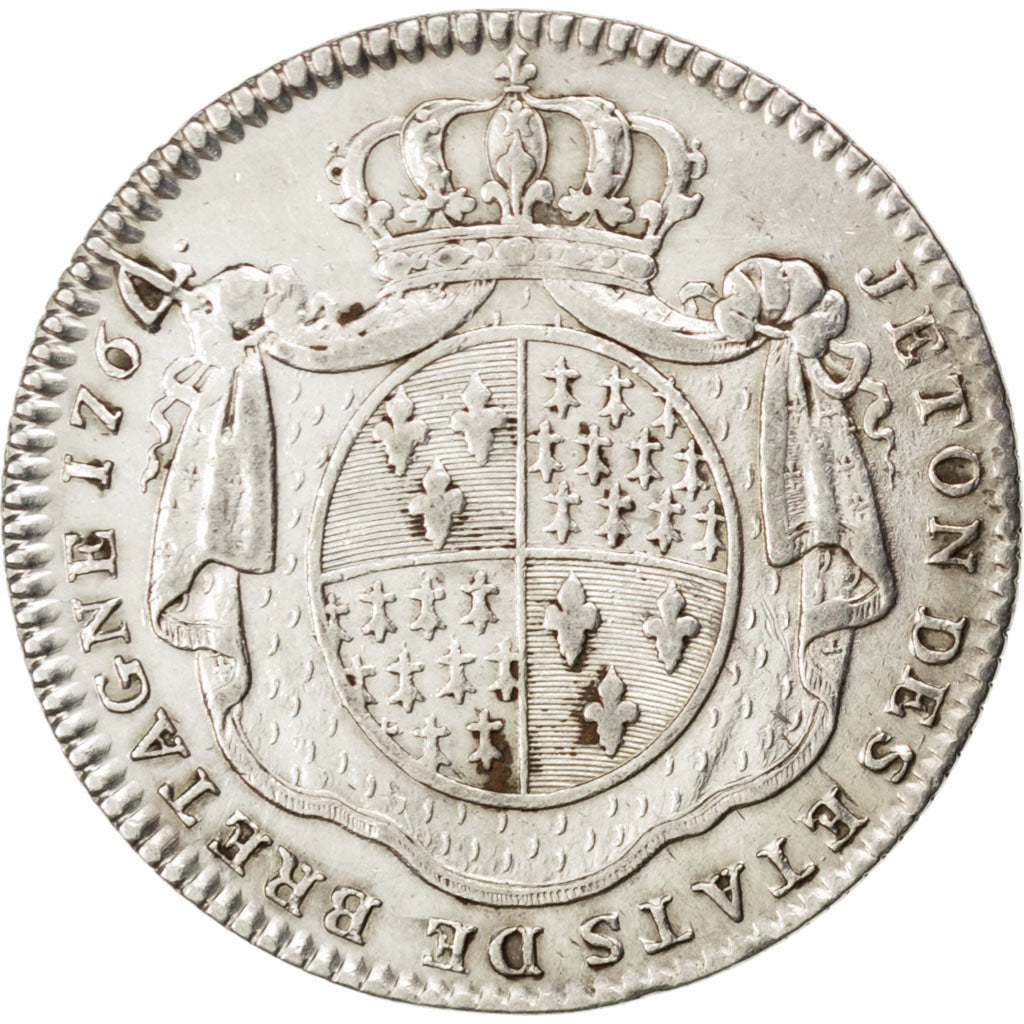 France, Royal, Jeton, AU(50-53), Silver, 28, 7.00