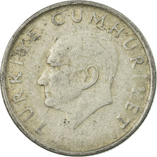 Moneda, Turquía, 10 Lira, 1986, BC+, Aluminio, KM:964
