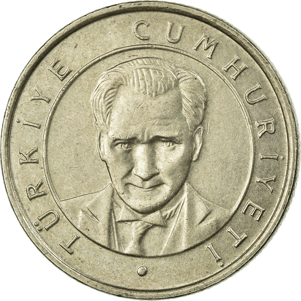 Coin, Turkey, 25 New Kurus, 2006, Istanbul, EF(40-45), Copper-Nickel-Zinc