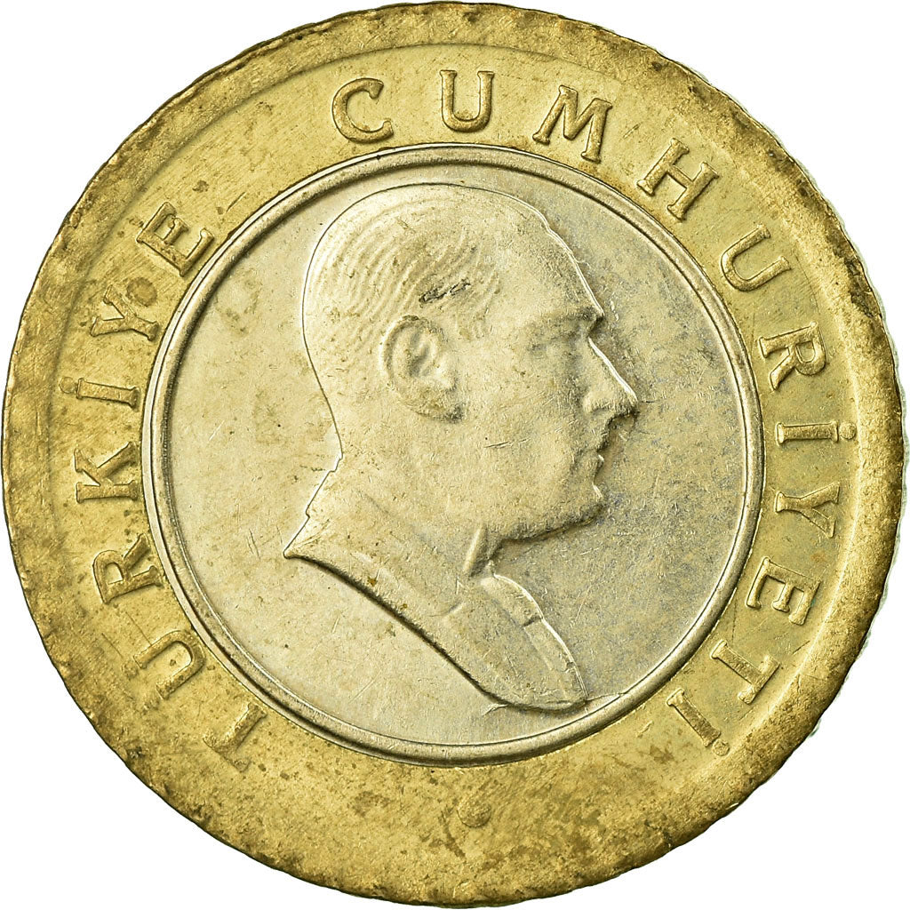 Monnaie, Turquie, 50 New Kurus, 2006, Istanbul, TB+, Bi-Metallic, KM:1168