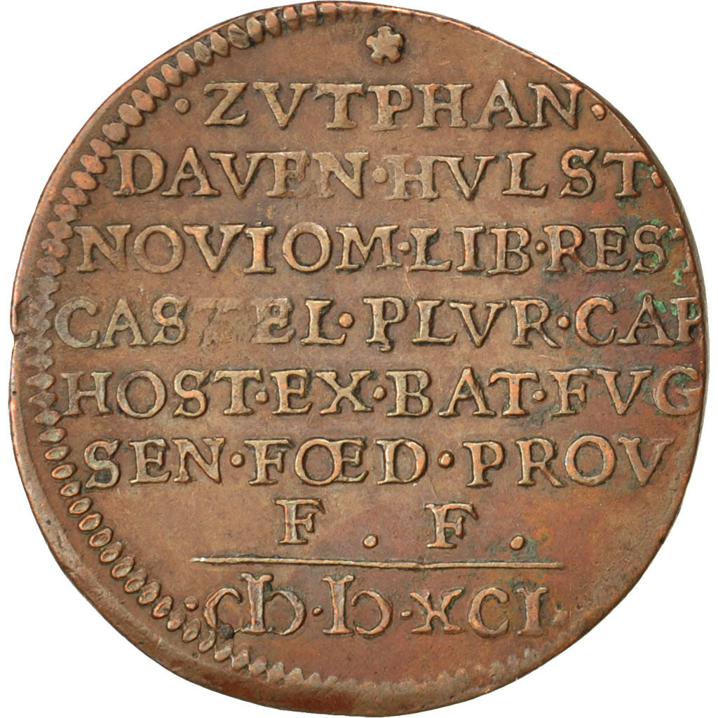 Netherlands, Spanish Netherlands, Jeton, AU(50-53), Copper, 30, Feuardent...