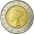 Munten, Italië, 500 Lire, 1992, Rome, FR+, Bi-Metallic, KM:111