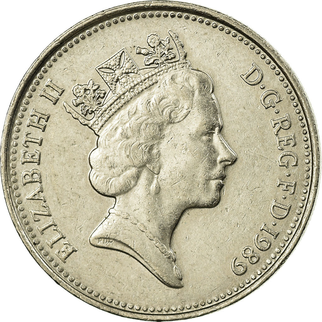 Münze, Großbritannien, Elizabeth II, 5 Pence, 1989, SS, Copper-nickel, KM:937